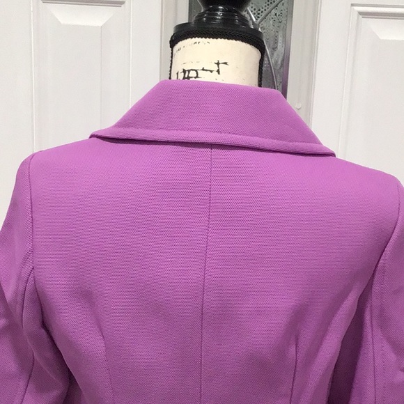🆕 LIZ CLAIBORNE Double Breasted Blazer Orchid - Picture 9 of 11